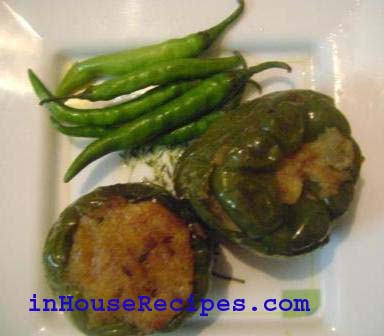 Bharva Shimla Mirch Potato Filled Capsicum